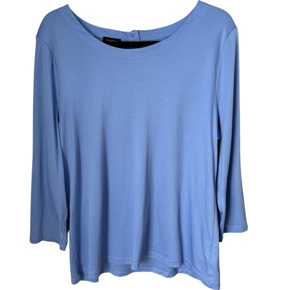 Talbots Tops - NWOT Talbots sky blue supima cotton modal classic casual shirt women’s SZ XL